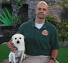 Brian Gisi training Pompoo dog